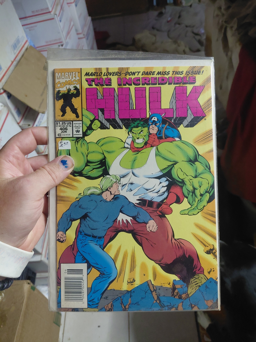 marvel comics the Incredible hulk #406 june